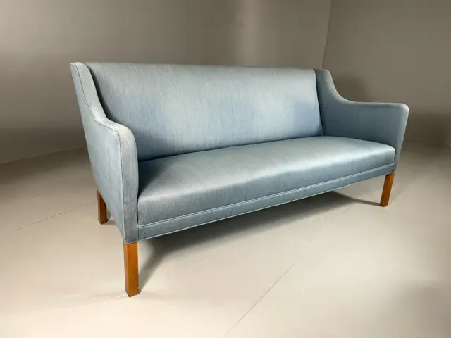 EB5744 Vintage Danish Sofa, Blue, 1950s, Retro, MCM, M3SS