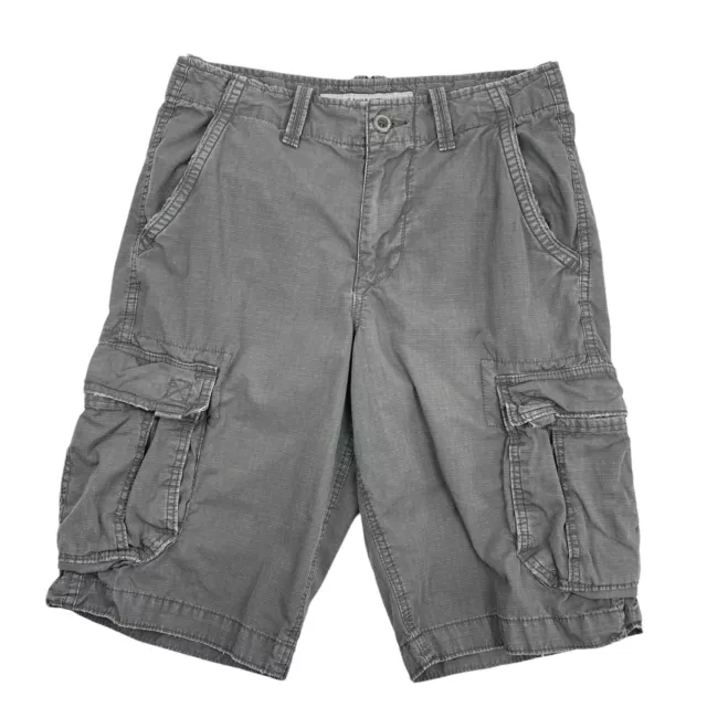 American Eagle Outfitters Cargo Shorts Longer Length Gray Men’s Size 30