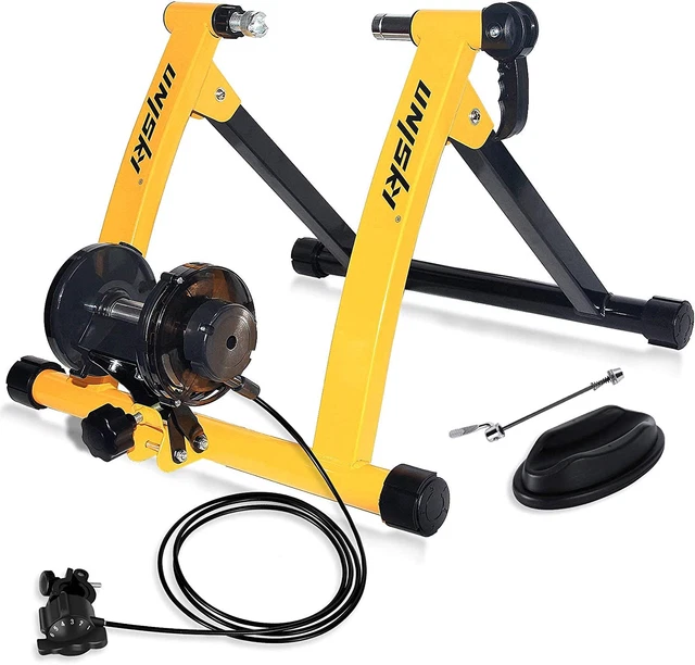 Bike Trainer Stand Indoor Bicycle Stand with Noise Reduction Magnetic Stationary