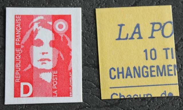 Carnet De Timbres BRIAT TVP Rouge – Yvert 2874/3009 – Neuf – Collection