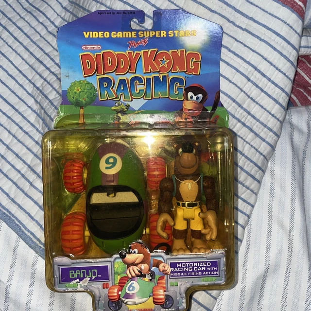 ACTION FIGURE BANJO Kazooie Diddy kong racing 1999 Nintendo 64