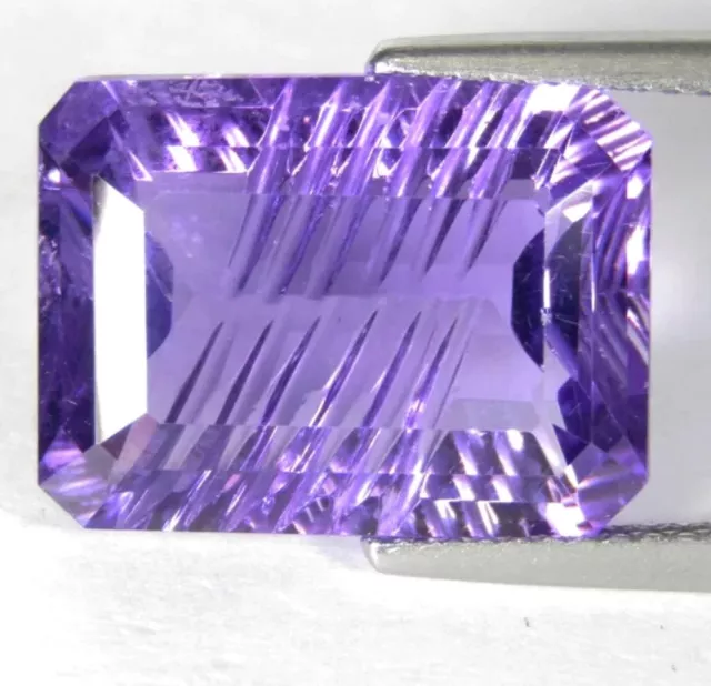 9.38 Carat Stunning Natural Amethyst Faceted and Carved Earth Mined Gemstone