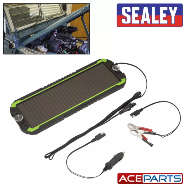 Sealey 12V Car,Van,Boat,Caravan,Camper Solar Panel Trickle Battery Charger SPP01