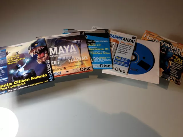 MacAddict 'The Disc' Software CD's (2002)