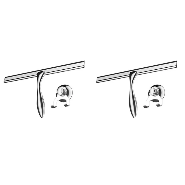 2X Estrattori Doccia Extra Larghi 30,5 cm In Ruggine con Silicone LiA8E1