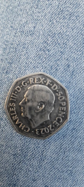 2023 king charles iii 50p coin uncirculated