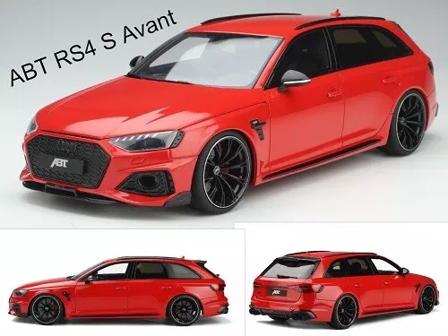 ABT Audi RS4-S Avant 1:18 Modellauto Red 1/18 Miniatur Rot GT