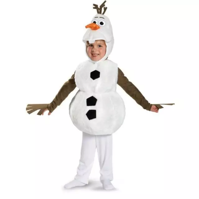 Olaf Costume Kids Infant Cute Snowman Boys Girls Cosplay Christmas Jumpsuit Gift