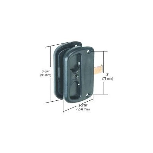 CRL BLACK SLIDING Screen Latch and Pull with 3" Screw Holes EUR 13,00