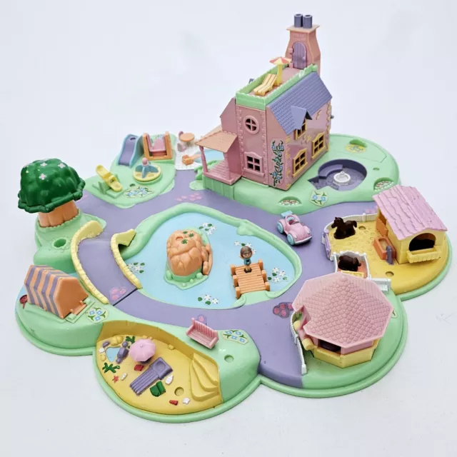 ©1991 BlueBird Toys POLLY POCKET Playset POLLY'S DREAM WORLD Village Dorf Tiere