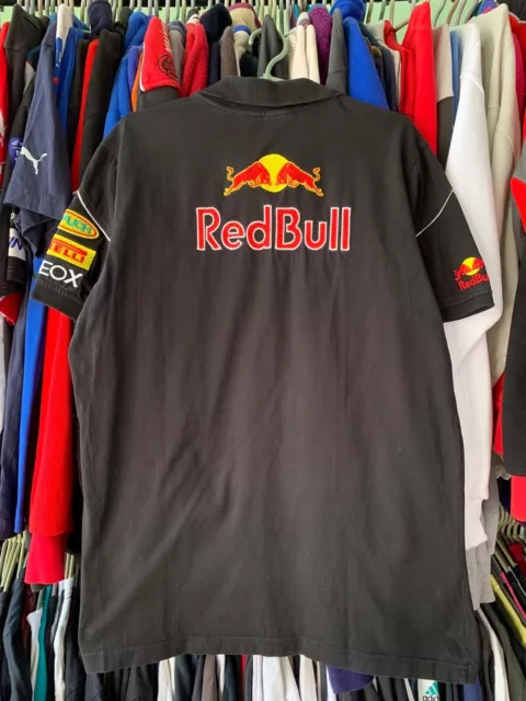 Vintage Pepe Infiniti Red Bull Racing Team Black Tee Shirt Men's Size L 2