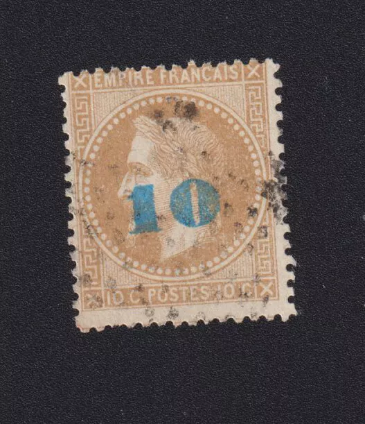 Timbre de France Napoléon surchargé N° 34 10 c sur 10 c 010205 ❤️❤️❤️❤️❤️❤️❤️❤️