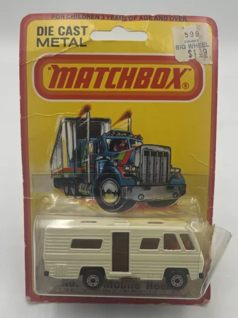 Matchbox 1980 Lesney White Mobile Home #54
