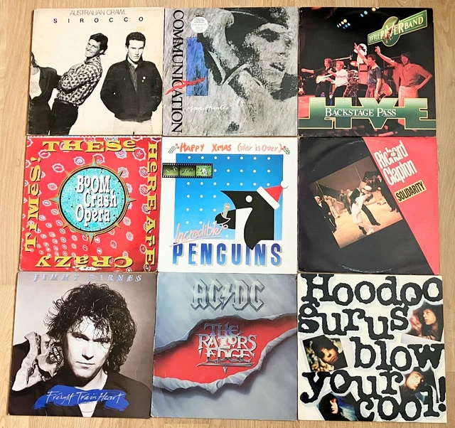 BULK LOT 90 Vinyl Records dire tull trick elo angels eagles Elvis