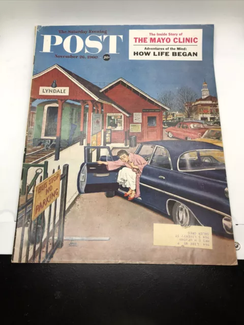 The Saturday Evening Post November 26 1960 The Mayo Clinic Story, Newsstand