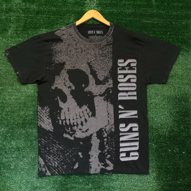 Guns N’ Roses Skelton Rock Band T-Shirt Size Large
