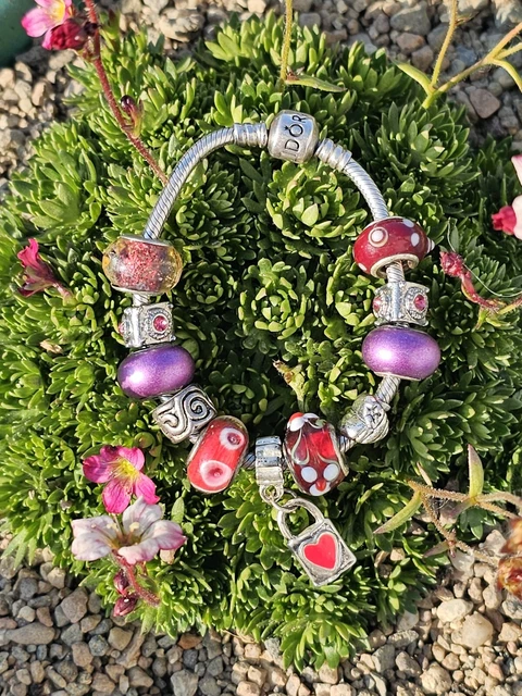 Genuine Pandora Bracelet 17cm & Charms  (PLEASE READ DESCRIPTION CAREFULLY)