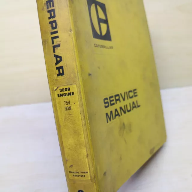 CAT Caterpillar 3208 Industrial Marine Diesel Engine Service Manual Repair Shop