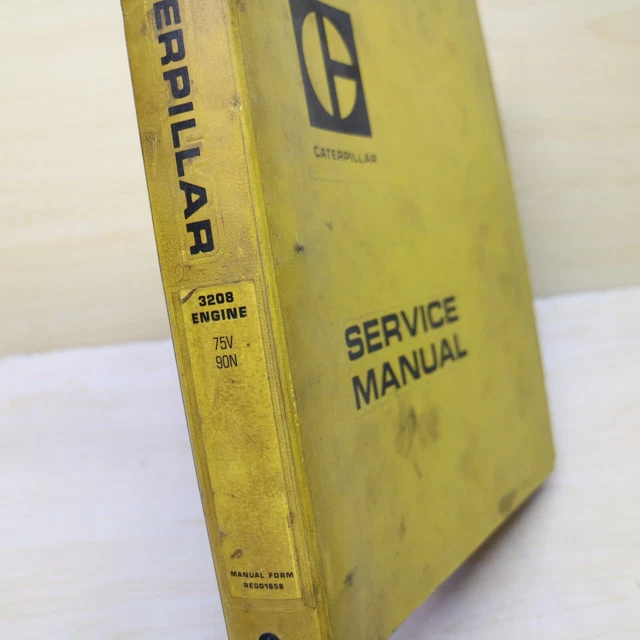 CAT Caterpillar 3208 Industrial Marine Diesel Engine Service Manual Repair Shop CAT Caterpillar 3208 Industrial Marine Diesel Engine Service Manual Repair Shop