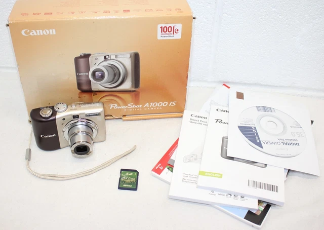 Canon キャノンPowerShot A1000 ISブラウン Canon PowerShot A1000 IS (Brown) 10-megapixel digital camera