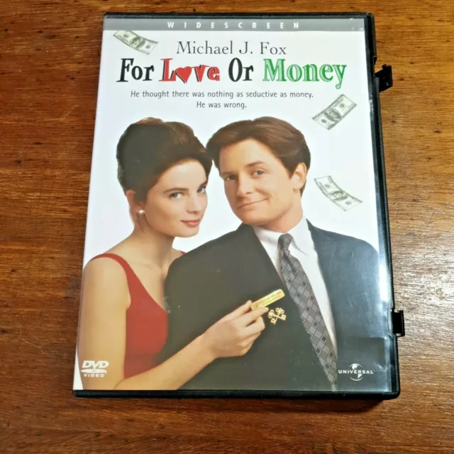 For Love Or Money DVD 1993 (The Concierge) Region 1 USA Release Michael J. Fox