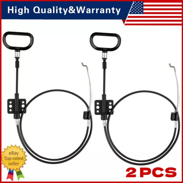 2PCS Sofa Recliner Cables D-Ring Release Pull Handle Cord Replacement Parts US