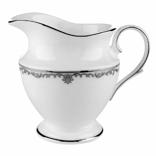 $200 NEW in BOX Lenox Coronet Platinum CREAMER White FINE CHINA