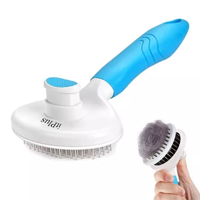 Pet Hair Remover Dog Cat Comb Grooming Massage Deshedding Self Cleaning Brush US