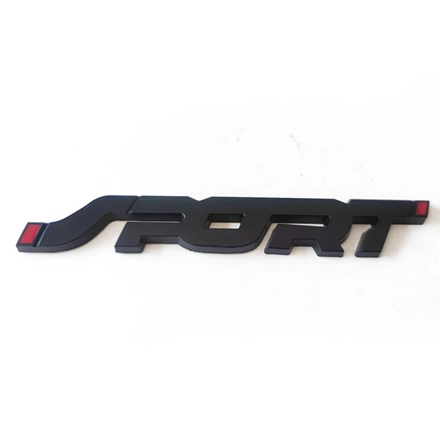 Car Trunk Decorative Sticker 3D Metal Sport Logo Emblem Badge Decal Waterproof