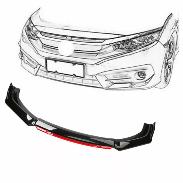 Front Spoiler Lippe Stoßstange Frontansatz Glanz Schwarz Für Audi S5 A5 Sline