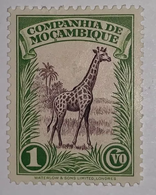 Timbres De Voyage : 1937 Mozambique Company Scott# 175 Mogh Animal Topique (Girafe)