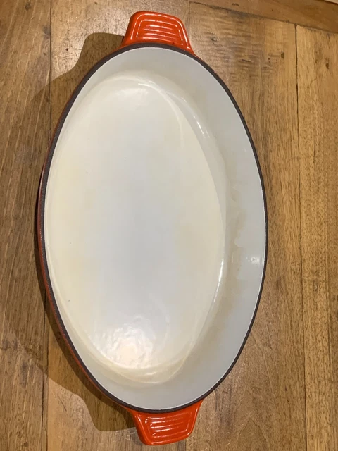 Plat à gratin en fonte émaillée n° 21 Le Creuset, modèle Mama d'Enzo