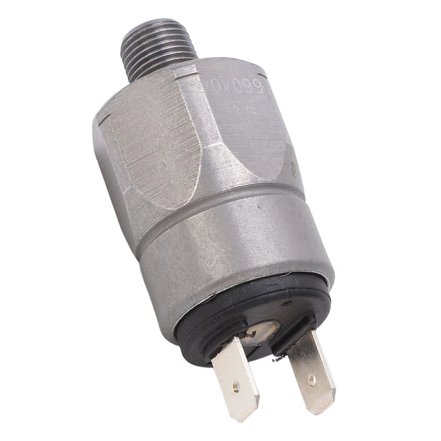 Engine Oil Pressure Sensor 2 Pin Alloy Steel Oil Pressure Transducer Replacement
