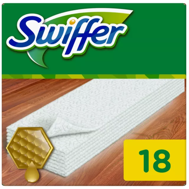 Swiffer Trocken Wischtücher Staubtücher Parkett & Laminat Nachfüller (18 Tücher)