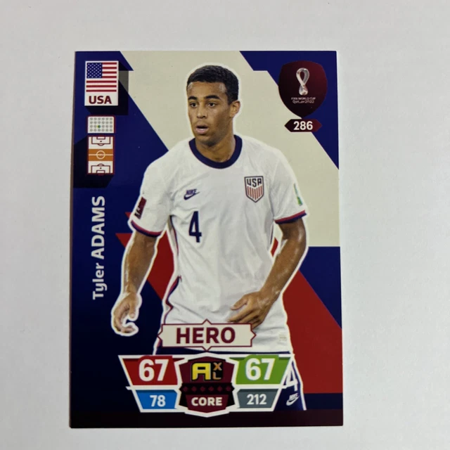 FIFA WORLD CUP qatar 2022 Tyler Adams HERO card 286 new Condition 3.