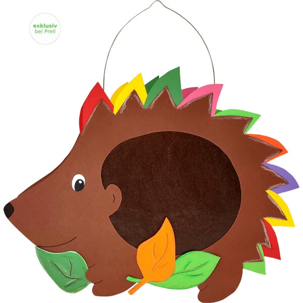 Laternen Bastelset Igel, 4 Stück vorgestanzt, Laternenumzug für Kinder, DIY