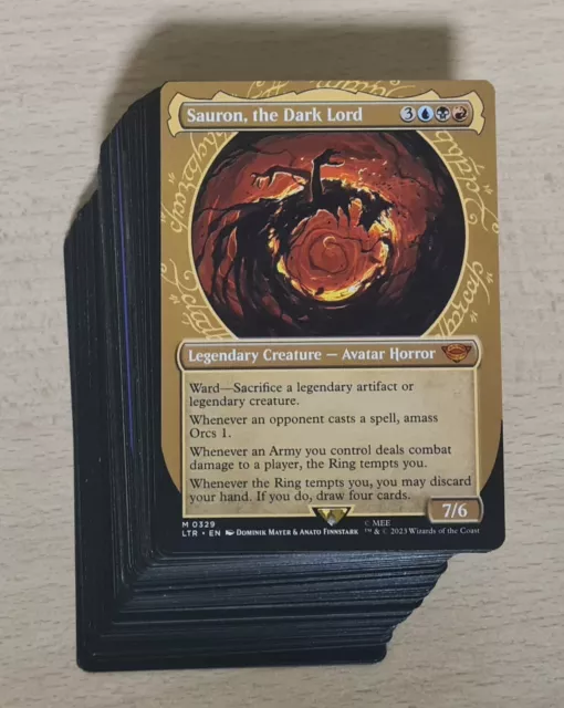 Sauron the Dark Lord Army Theme Edh Commander Deck Mtg Completo Economico Ita En