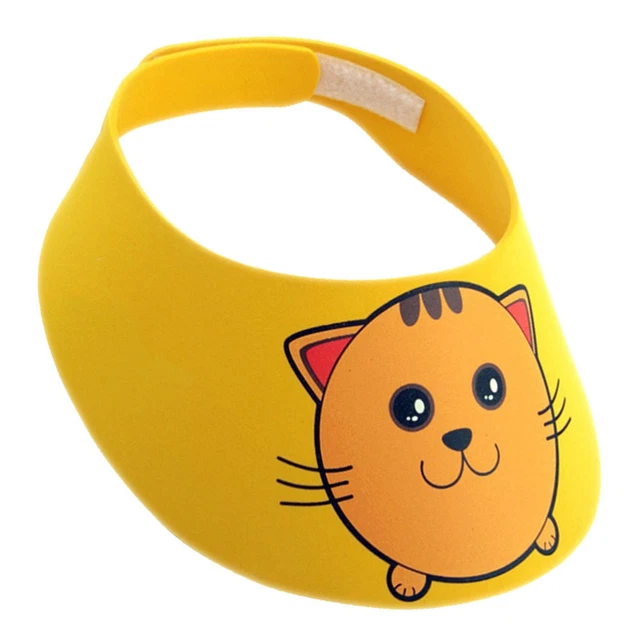 Sombrero de ducha bebés champú sombrero para niños bebé champú visera protección