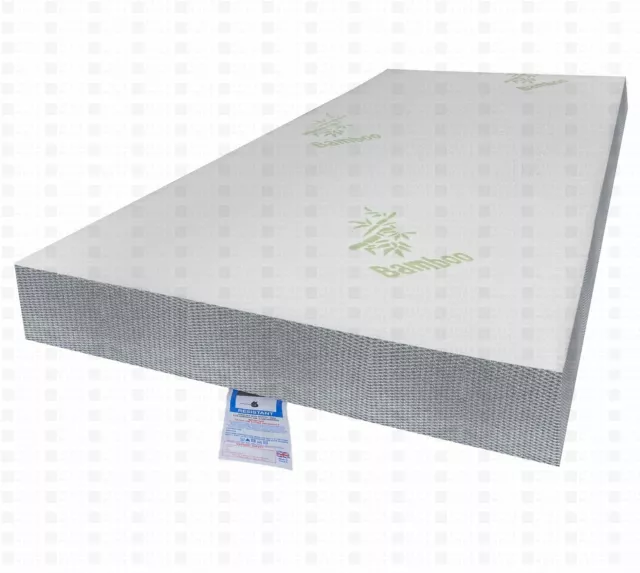 Bamboo High Density Foam Cotbed Mattress For Toddler Breathable 140 X 70 X 10 CM