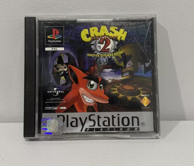 Crash Bandicoot 2:Cortex Strikes Back Playstation 1 PS1 Game For Sale