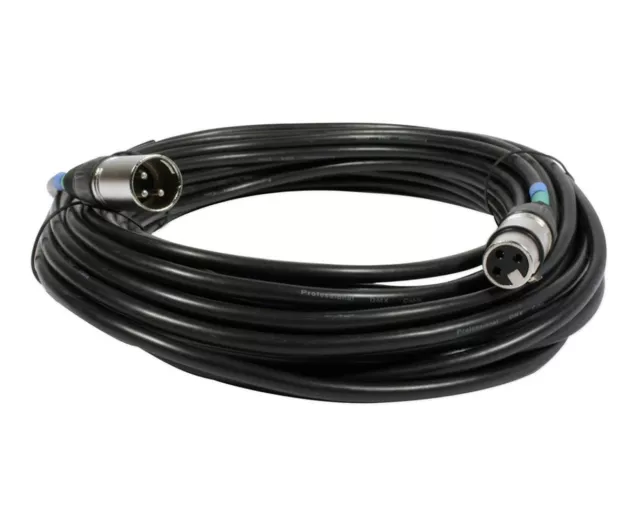 Chauvet 50ft 3 Pin DMX Cable Lead 3P 15M DJ Disco Theatre Stage Light