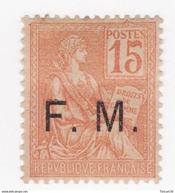 Timbre France Franchise Militaire N°6b/c 1929 - Bande Neuve Sans Charnière, Qualité TTBE