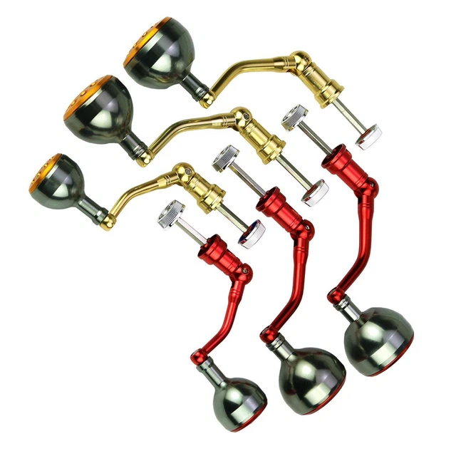 2 Moulinets Pêche Métal Avec Poignée Bois - Pliable 90°, Pour Mer, Lac, Rivière - Milisten