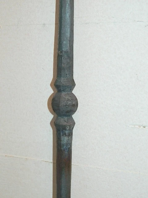 Gancio in ferro rustico Fabbro forgiato a mano tradizionale retrò vintage vecchio vittoriano appeso ganci appendiabiti peg Cera nera/ferro antico - Italia