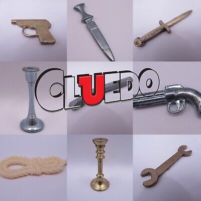 Cluedo Game 2003 Spare Parts Cards Pieces Weapons Movers etc Choose from List 