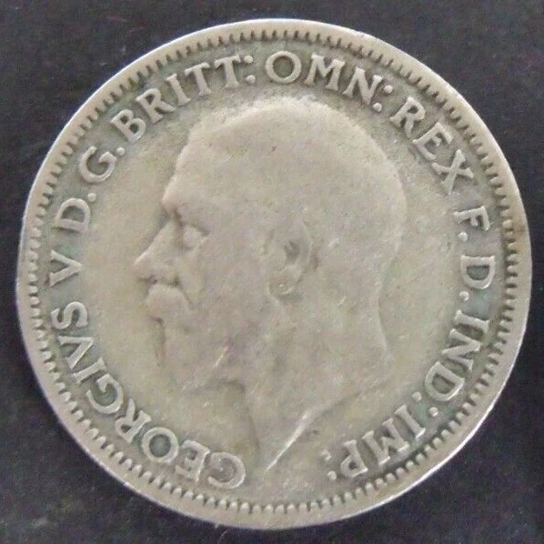 1931 GEORGE V SILVER SIXPENCE  ( 50% Silver )  British 6d Coin.   725