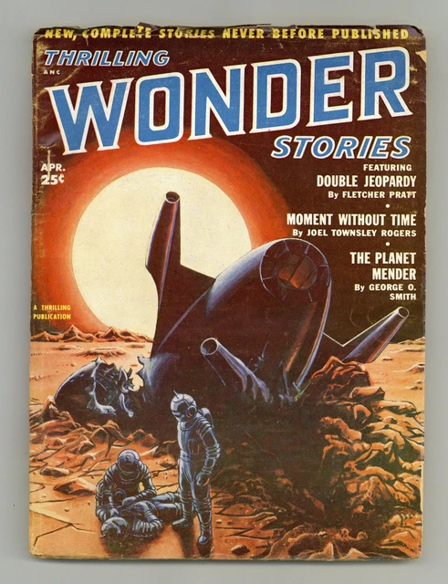 Thrilling Wonder Stories Pulp Apr 1952 Vol. 40 #1 GD/VG 3.0