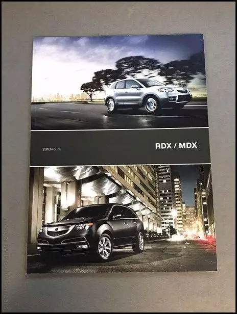 2010 Acura RDX and MDX 46-page Original Car Sales Brochure Catalog