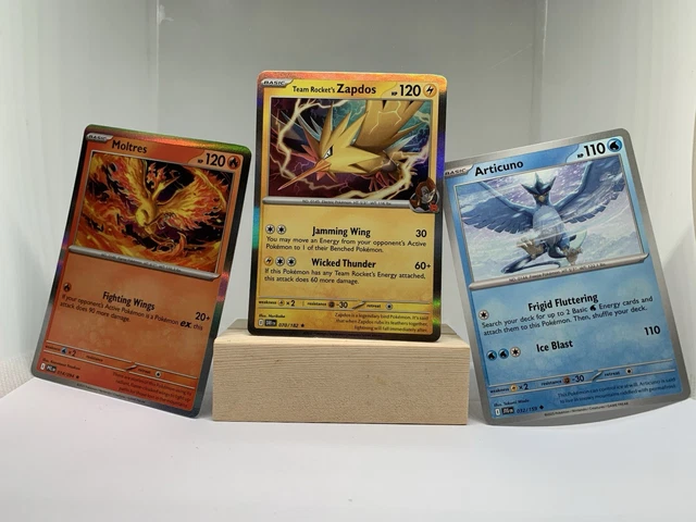 legendary bird pokemon card value Amazon.com: Pokemon Promo Single Card Set of All 3 Rare Legendary Birds  Moltres, Articuno & Zapdos : Toys & Games main image 1