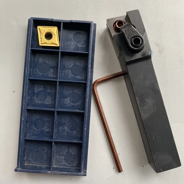 Turning Tool Holder 16mm Shank Accessories CNMG120408 Carbon Steel M3.5 Screw